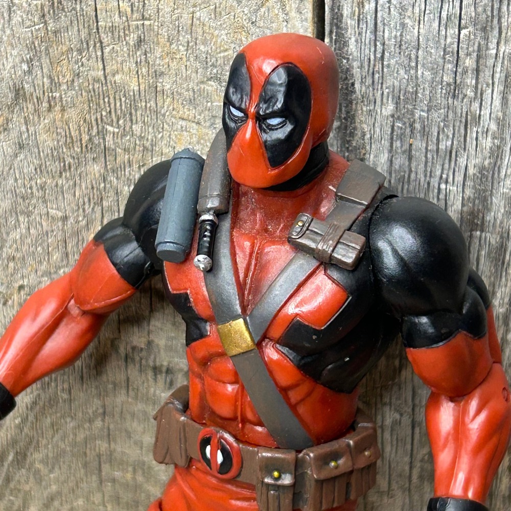 Marvel Legends Deadpool Action Figure Red Black 7.5 Inch Articulated Wade Wilson